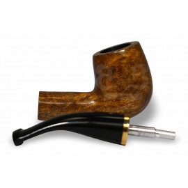 Cachimbo Bertoldi Elite Dourado – Filtro Permanente Chifre